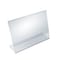 Azar Displays Angled L-Shaped Sign Holder Frame W/ Slant Back Design 8.5''x 5.5''High- Horizontal/Landscape, 10PK 112704-10PK - alternate 1